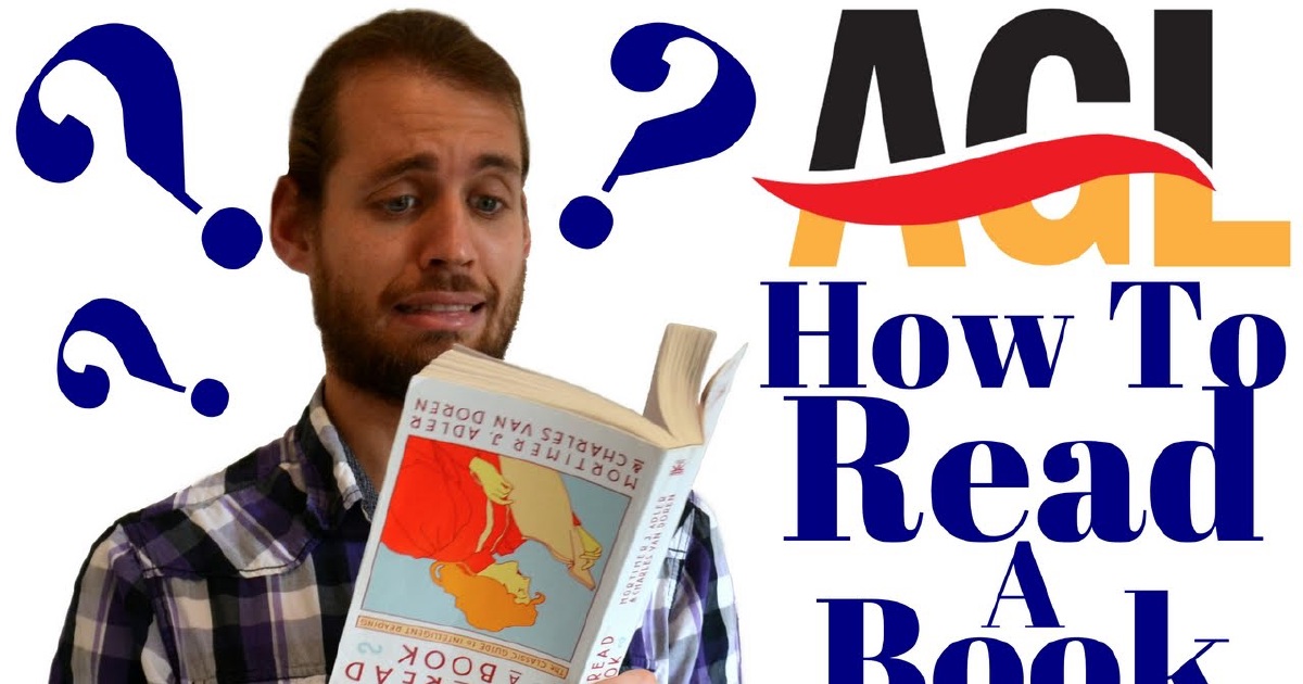 Sachbuch 1 Wie man ein Buch liest How to read a book [LANG]